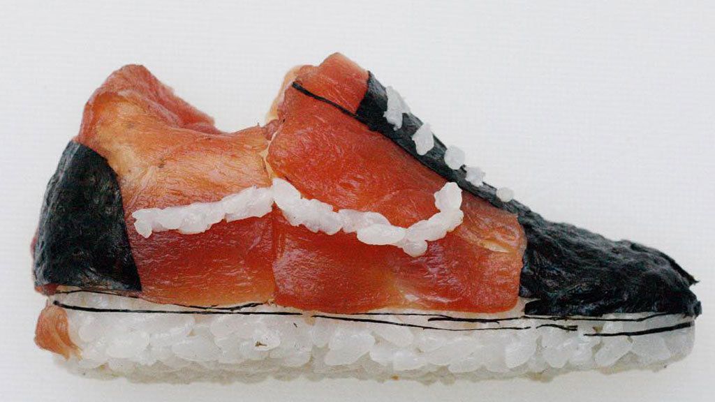 Los asombrosos zapatos de sushi