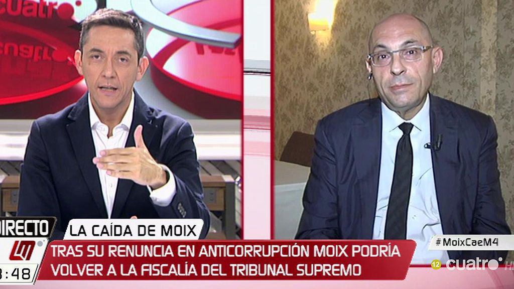Silva, tras la renuncia de Moix: "Poco a poco se descubre la trama de este régimen político"