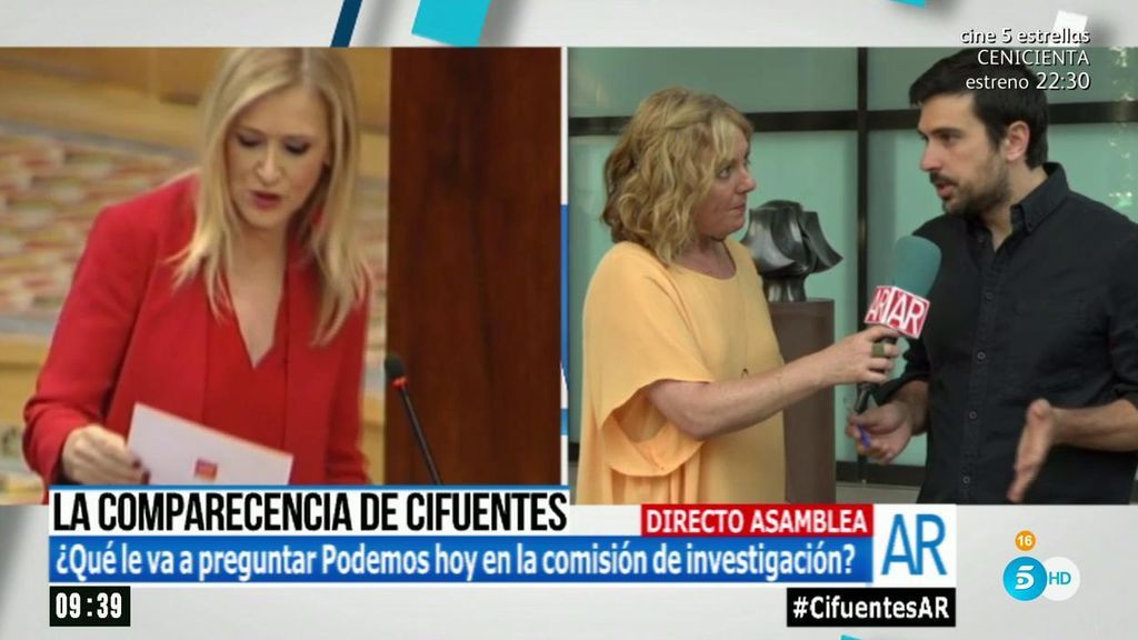 Ramón Espinar: "Cristina Cifuentes está tensa, pero que no mate al mensajero"