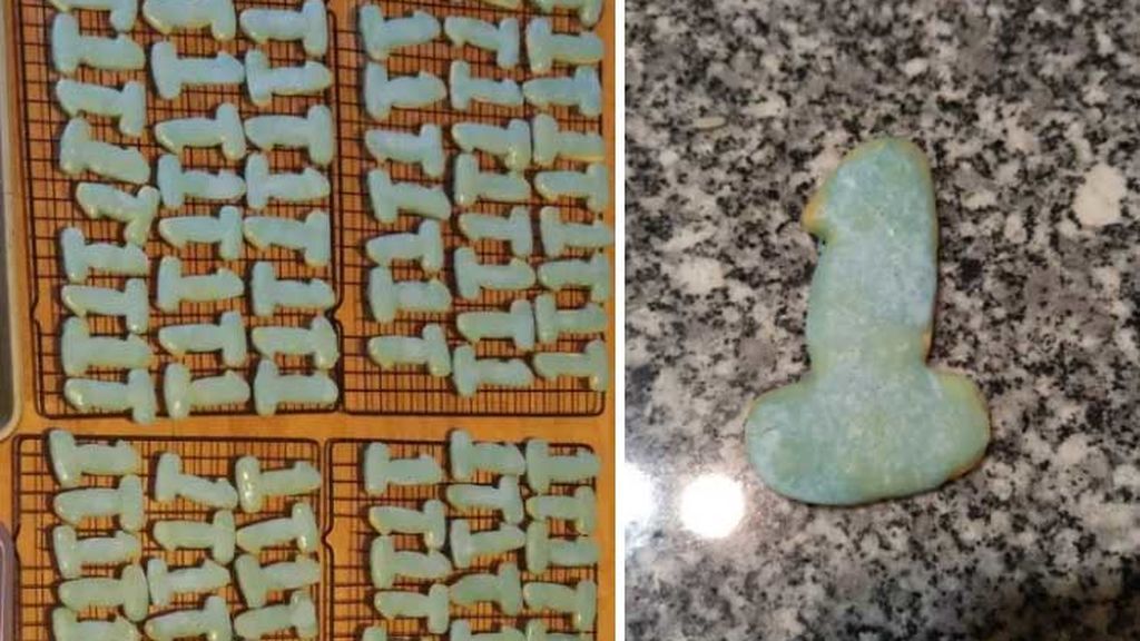 ¿Es esto una galleta con forma de 1?
