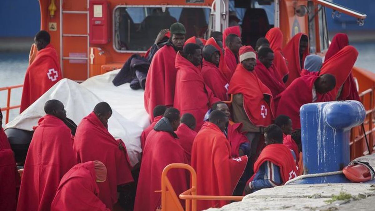 Rescatadas 173 personas a bordo de cuatro pateras en el Mar de Alborán