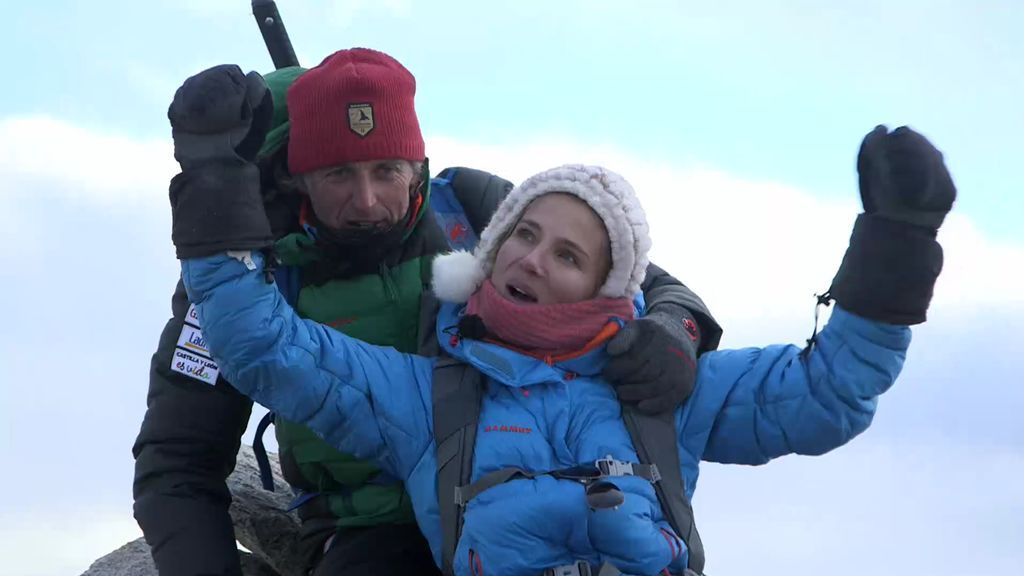 ¡Calleja y Pataky coronan una cumbre del Himalaya!: “Quizás somos los primeros en subir aquí”