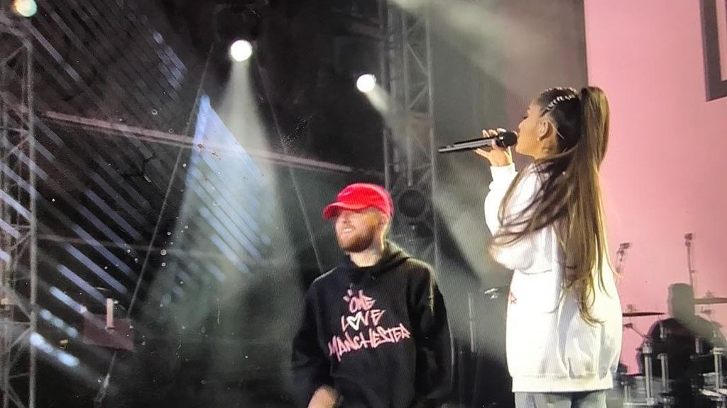 Ariana Grande y su pareja, el rapero Mac Miller