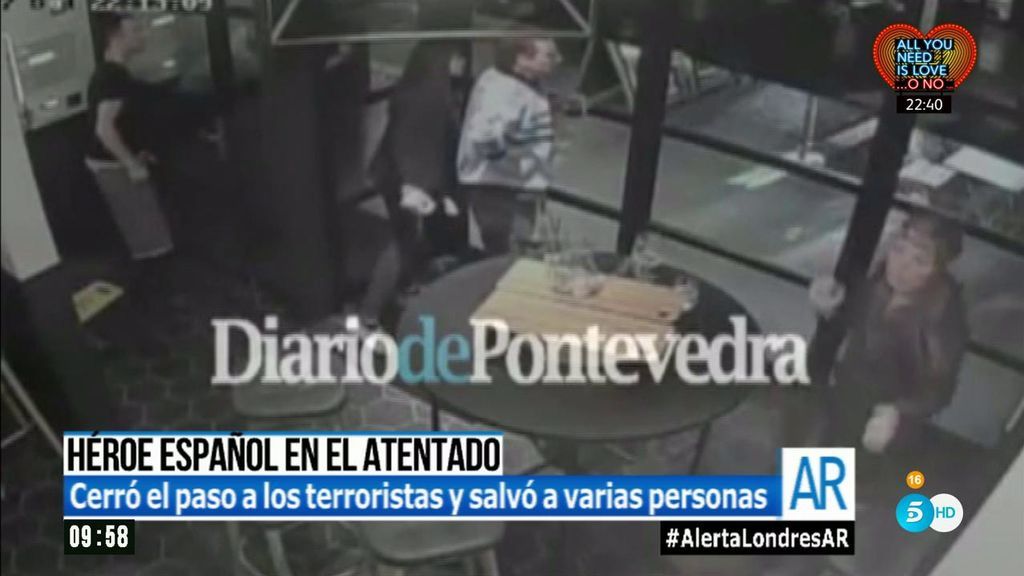 El español que se ha convertido en un héroe en los atentados de Londres