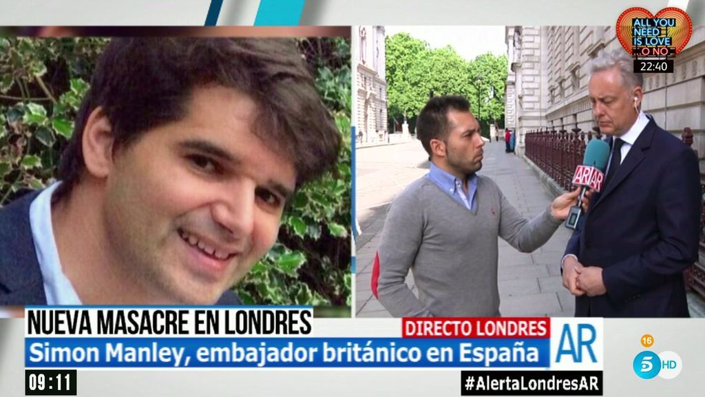 Embajador británico en España, Simon Manley: "Estamos intentando identificar a todas las víctimas"