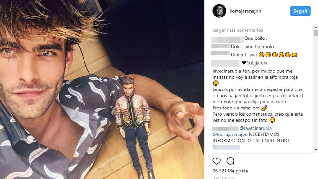 jon kortajarena la vecina rubia instagram