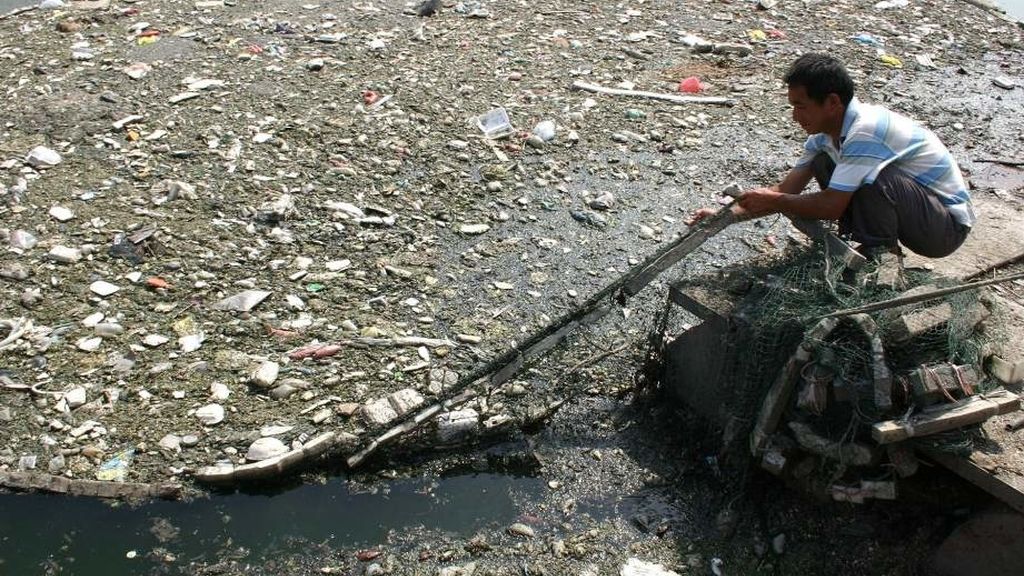 Mar de basura plástica en el Pacífico