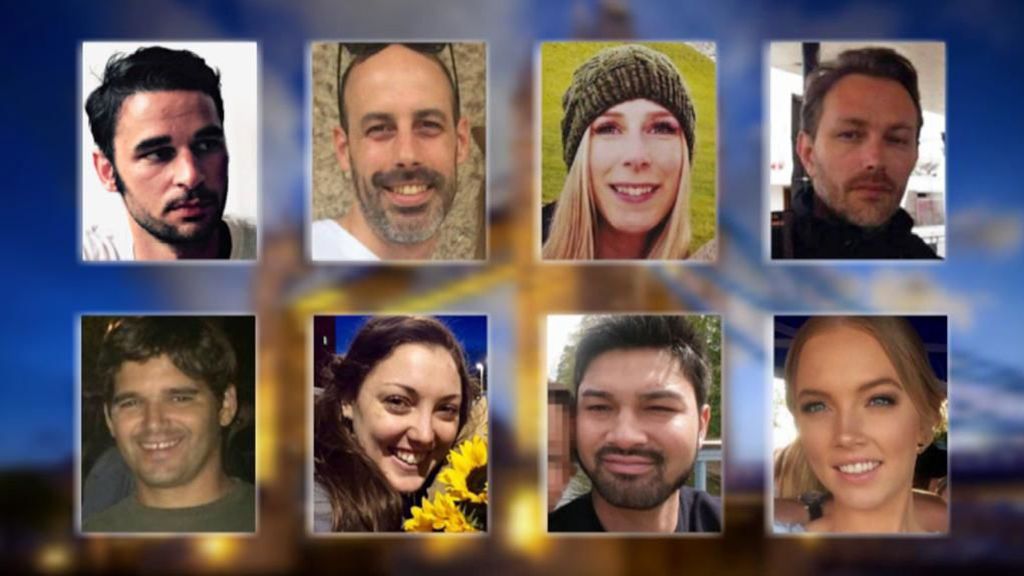 Identificados los ocho fallecidos en el atentado en Londres