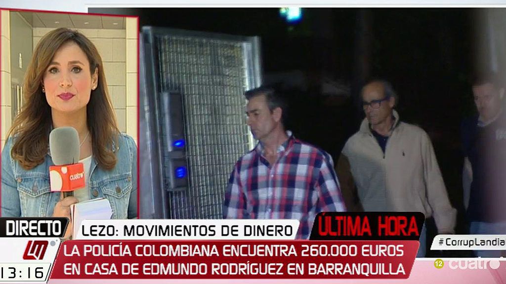 Caso Lezo: La policía colombiana encuentra 260.000 € en casa de Edmundo Rodríguez