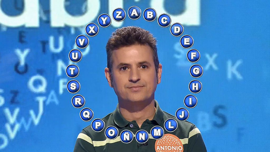 Antonio juega con el record de segundos, pero cuatro letras le separan de su sueño