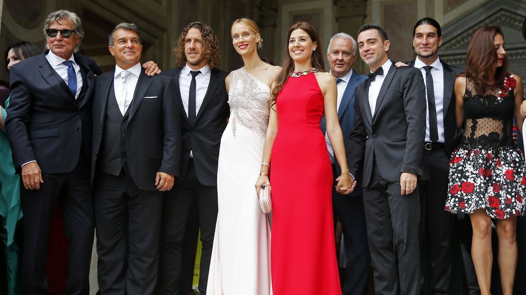 Vanesa Lorenzo, Puyol o Xavi: la boda blaugrana de Víctor Valdés y Yolanda Cardona