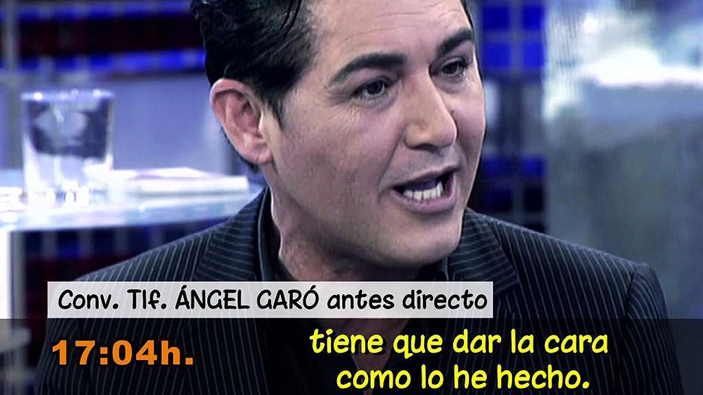 Ángel Garó, muy enfadado: “Quiero que me paguen este dolor”
