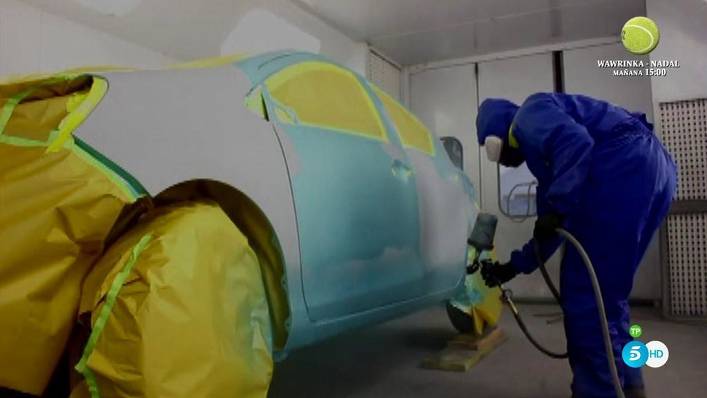 ¿De qué color son los coches que más necesitan pasar por talleres de pintura?