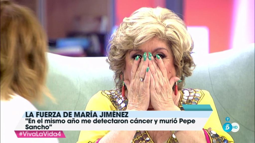 María Jiménez: "Me enteré que tenía cáncer de mama y a los tres días murió Pepe Sancho"