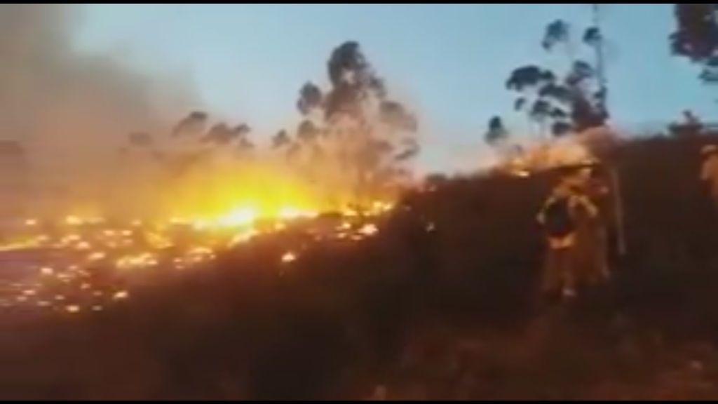 Incendio forestal en El Granado, Huelva