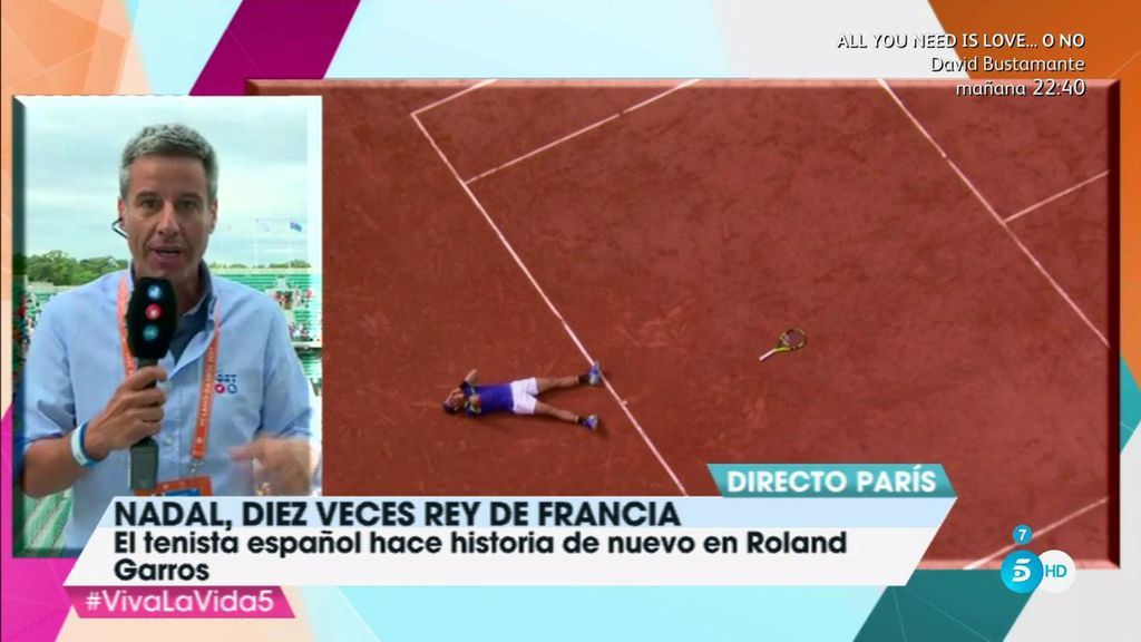¡Espectacular!: Los aficionados arropan a Rafa Nadal tras ganar su décimo Roland Garros