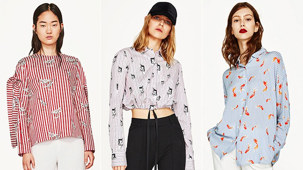 camisas de rayas con dibujos