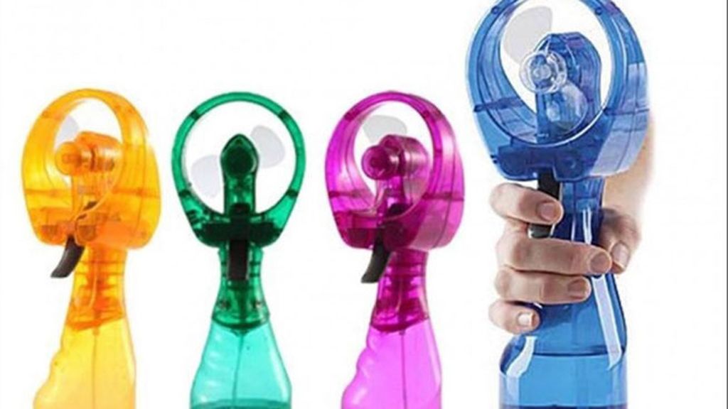 Ventilador de agua: una renovada versión del tradicional 'flus-flus'