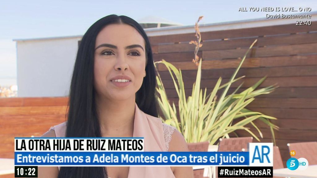 Adela Montes de Oca ya es una Ruiz-Mateos: "El próximo caso es la herencia"