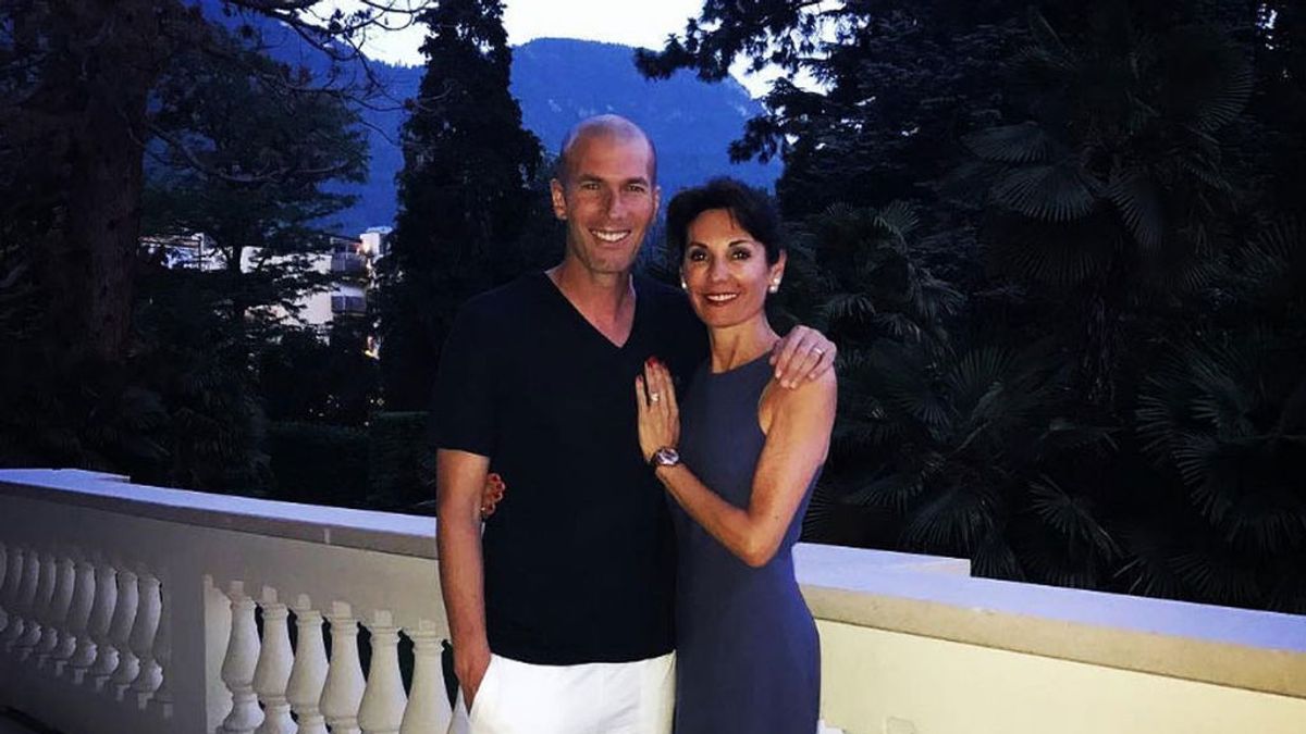 Zidane escoge Italia para disfrutar de sus vacaciones junto a su mujer