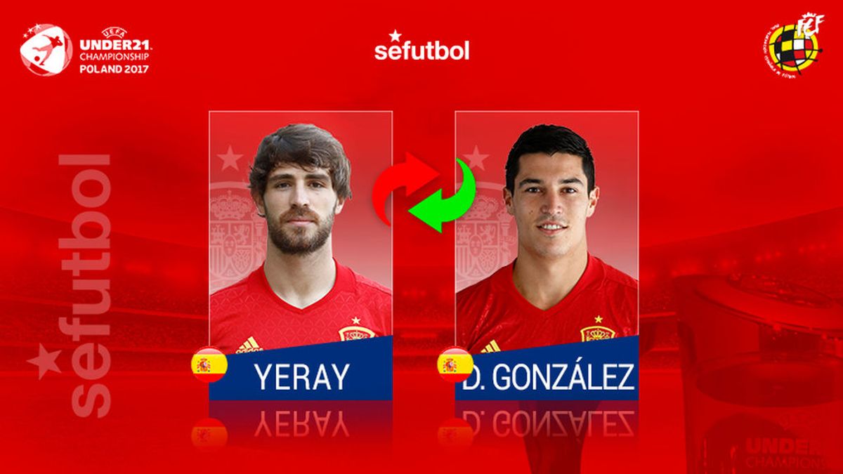 Diego González será el sustituto de Yeray Álvarez en el Europeo sub-21