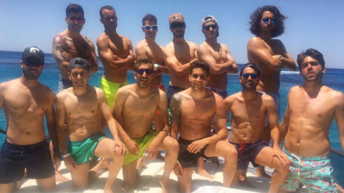 El #teamBartra en Ibiza: la despedida de soltero, por todo lo alto, de Marc Bartra
