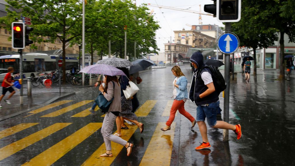 Inmediaciones de la estación ferroviaria de Swiss Rail (SBB) en Lausana, Suiza