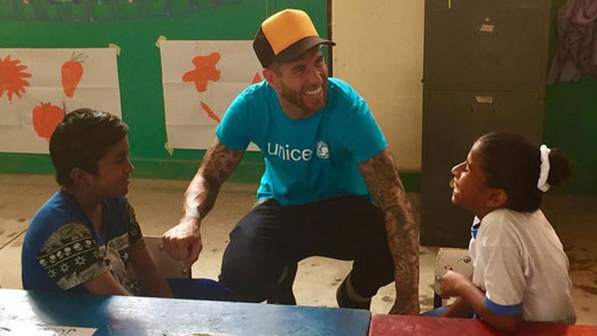 ¡Todo un padrazo! Sergio Ramos se vuelca con los niños más necesitados de Perú