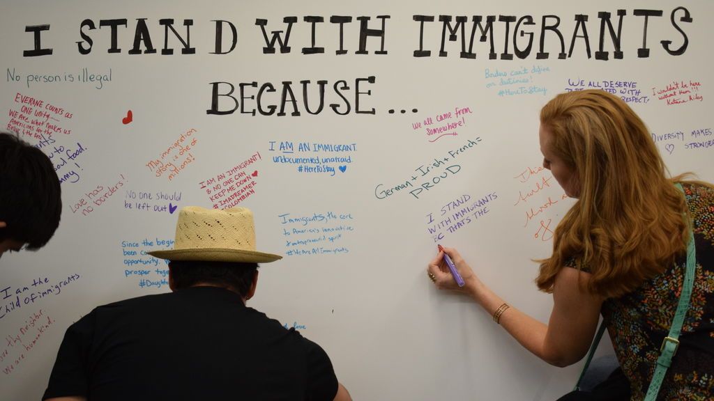 Campaña de apoyo a los inmigrantes en EEUU