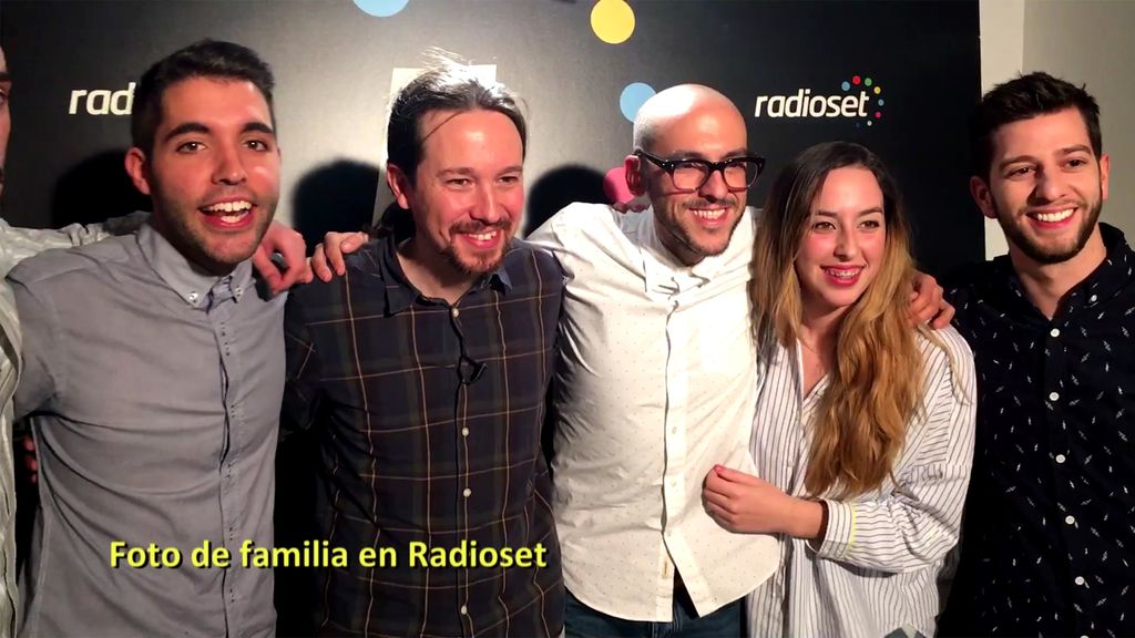 Huracán Pablo Iglesias 'tras las ondas' de Mediaset: cruce con Feijoó y momento 'fan'