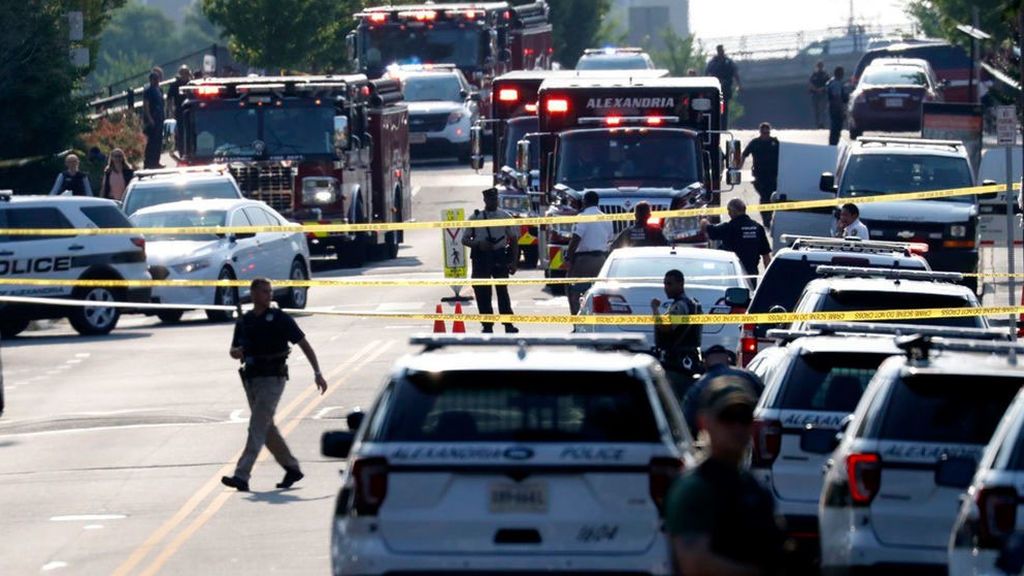 Cinco heridos, incluido un congresista republicano, por un tiroteo en Virginia