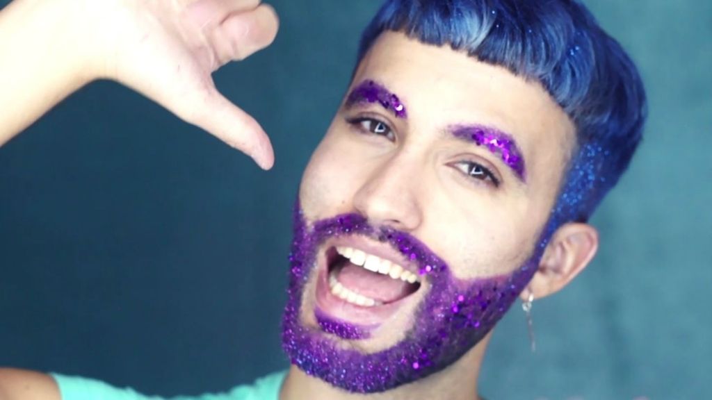 Hazte una GLITTER BEARD