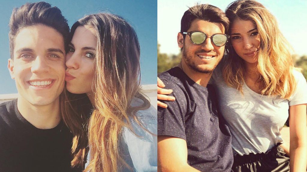 Bartra y Melissa Jiménez, Morata y Alicia Campello:  las fotos de la cuenta atrás de la boda