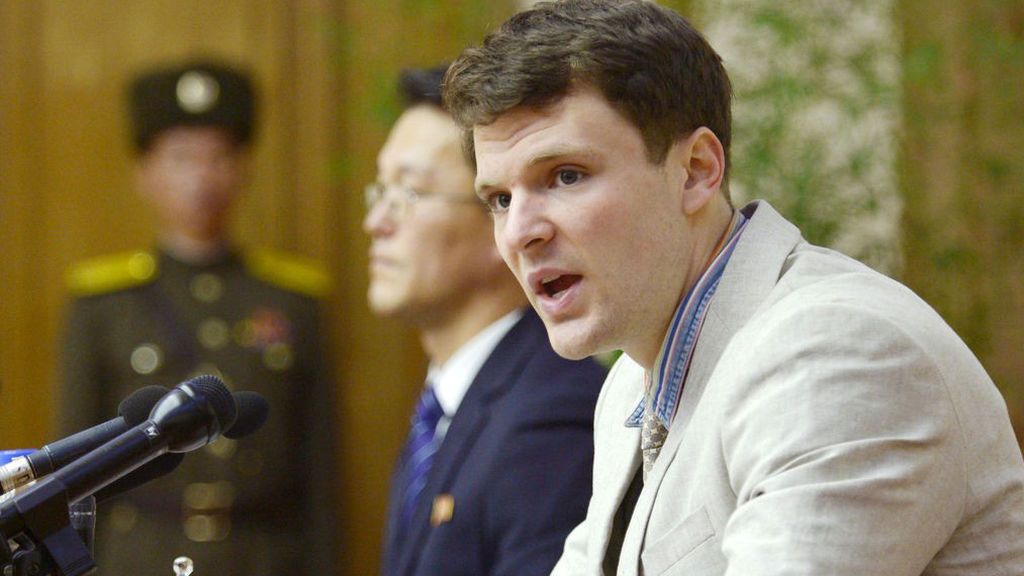 El estudiante estadounidense en coma liberado por Corea del Norte tiene graves daños cerebrales