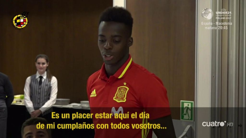El bonito detalle de Iñaki Williams con Yeray en su discurso de cumpleaños