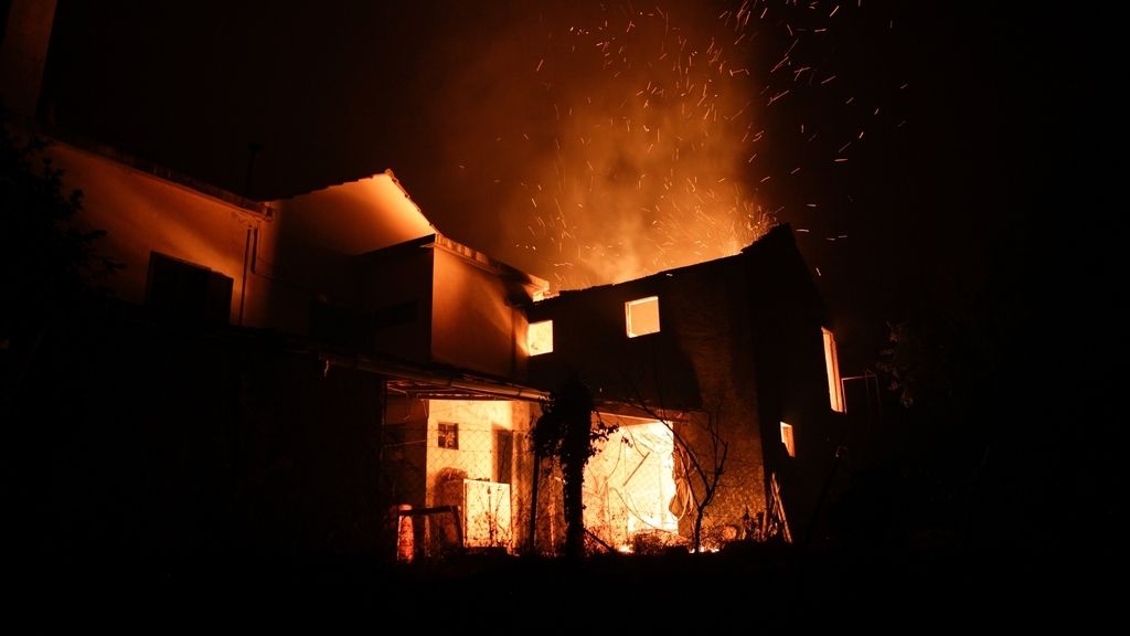 Algunos hogares han sido devorados por el fuego