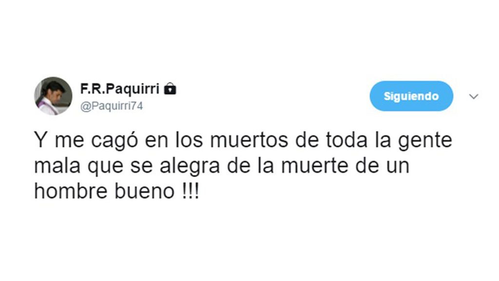 Francisco Rivera estalla contra los antitaurinos tras la muerte de Iván Fandiño