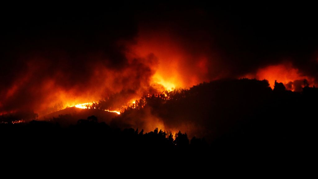 Región montañosa de Pedrogao Grande