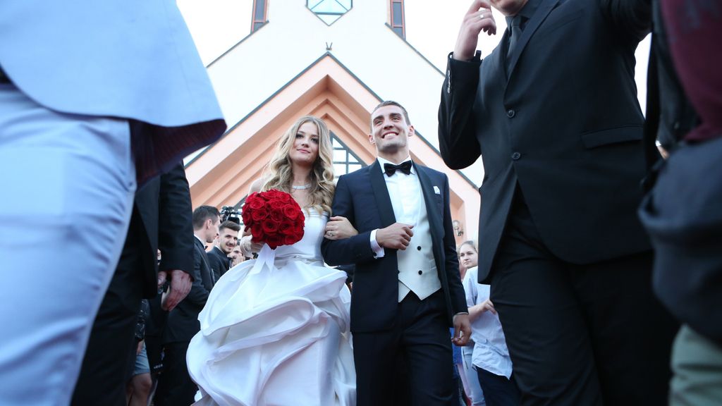 Mateo Kovacic se casa con Aizabel Andrijanic, su novia de toda la vida, en Croacia