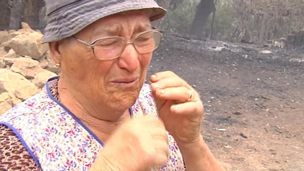 "Mi nieto y su mujer no pudieron escapar del fuego"