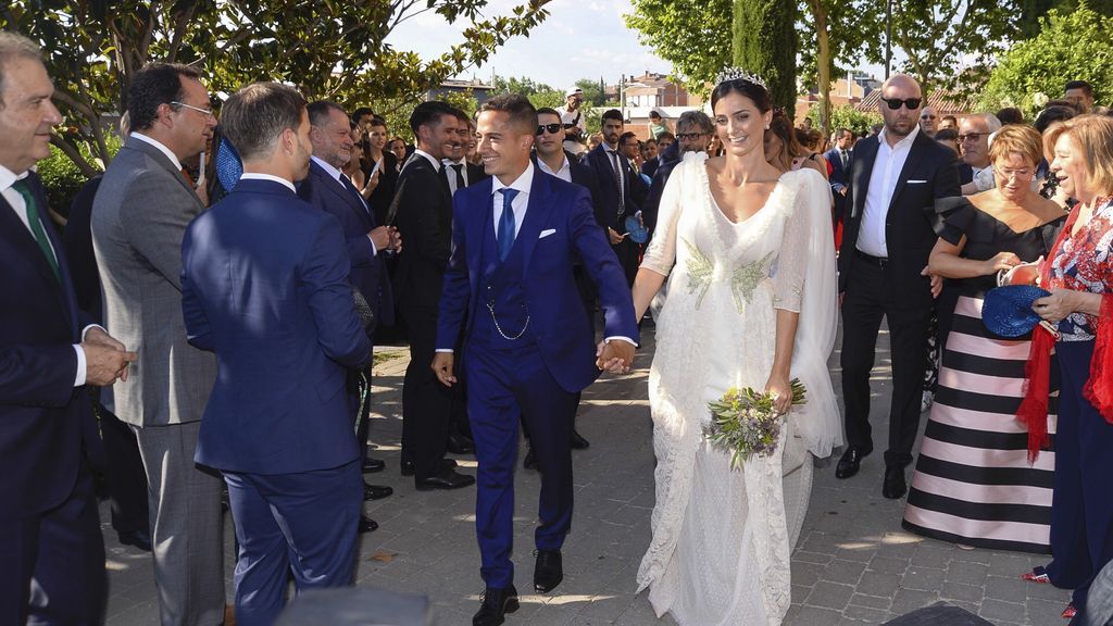 Macarena Jiménez y Lucas Vázquez se dan el ‘sí, quiero’ tras cuatro años de amor