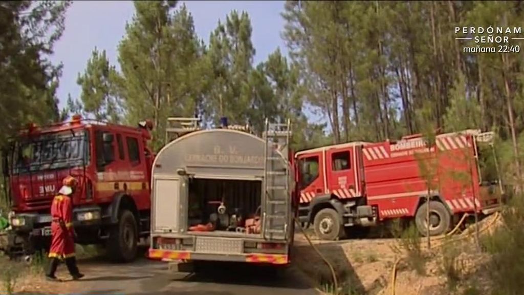 Así trabaja la Unidad Militar de Emergencias en la extinción del incendio de Portugal