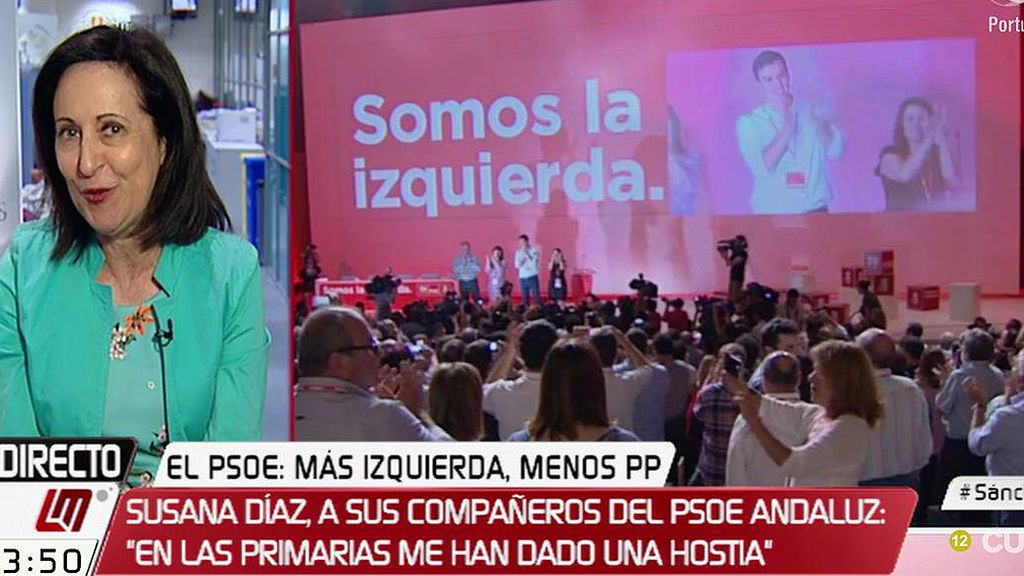 M. Robles, nueva portavoz del PSOE en el Congreso: "El grupo va a estar unido con un objetivo común"