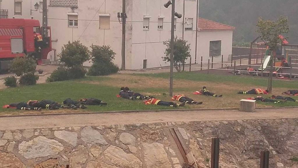 Bomberos portugueses