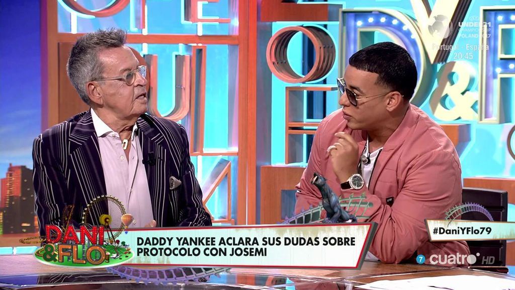 Josemi resuelve la duda de Daddy Yankee: “¿Se puede combinar el oro con la plata?”