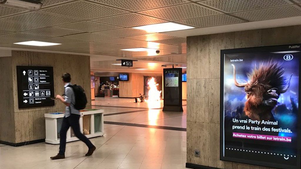 El supuesto terrorista de Bruselas detonó la mochila al grito de “Alá es grande”