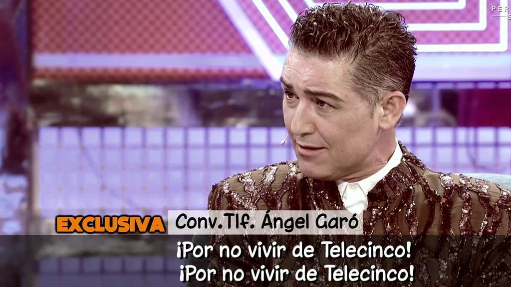 Ángel Garó: "¿Qué queréis, otra entrevista? ¡A pagar, a pagar, que me estoy forrando!"