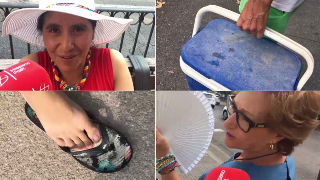 "Chancletas forever", abanico... La gente de la calle nos cuenta cómo combate el calor