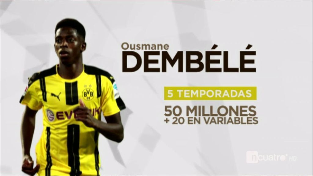 Acuerdo entre Dembélé y el Barça por cinco temporadas y 50 millones de euros