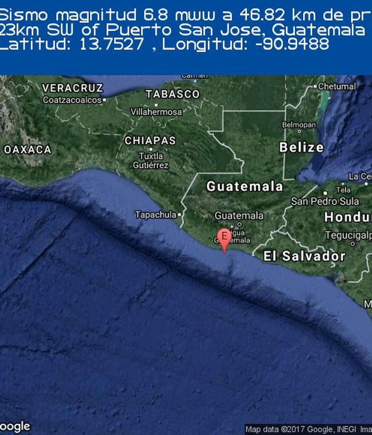 Terremoto Guatemala